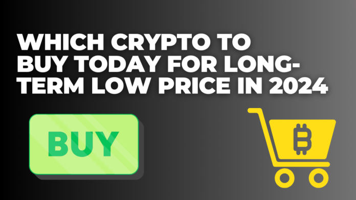 Which Crypto to Buy Today for Long-Term Low Price in 2024